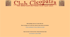 Desktop Screenshot of cleopatra-nrw.de